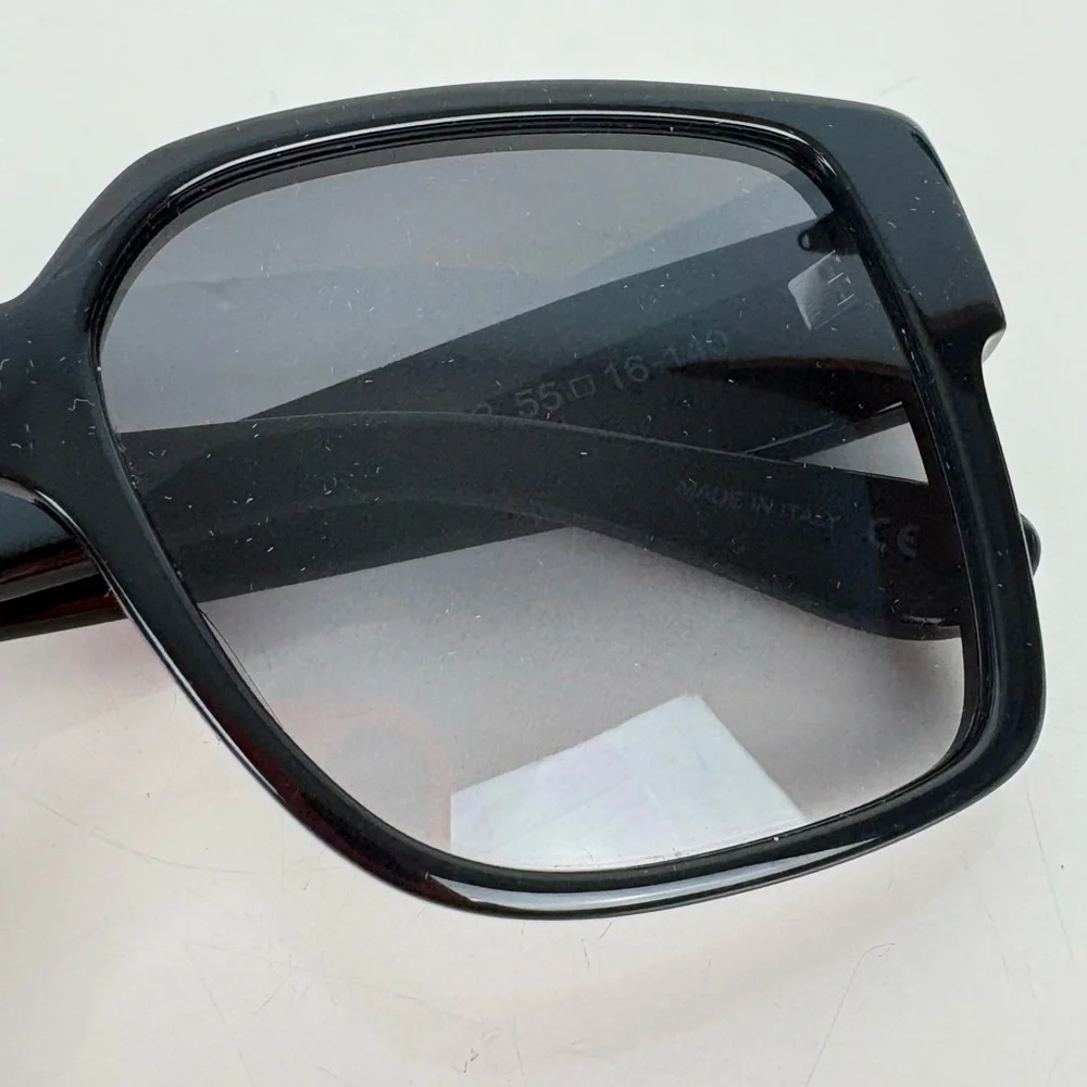 YSL - SAINT LAURENT Acetate Square SLM9 002 Sunglasses Black/Gray